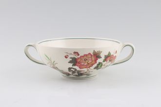 Sell Wedgwood Eastern Flowers - Green Edge Soup Cup 2 handles