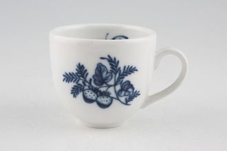 Royal Worcester Hanbury - Blue Coffee Cup 2 1/4" x 2"