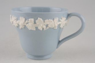 Sell Wedgwood Queen's Ware - White Vine on Blue - Plain Edge Coffee Cup 2 5/8" x 2 3/8"