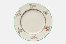 Johnson Brothers Arcadia Dinner Plate Thin Green Trim with Fruit on Rim 10 1/2" thumb 1