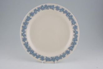 Wedgwood Queen's Ware - Blue Vine on White - Plain Edge Breakfast / Lunch Plate 9 1/4"