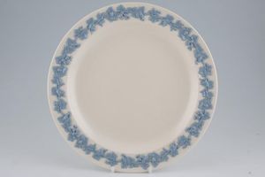 Wedgwood Queen's Ware - Blue Vine on White - Plain Edge Dinner Plate
