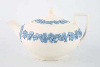 Sell Wedgwood Queen's Ware - Blue Vine on White - Plain Edge Teapot 1 1/2pt