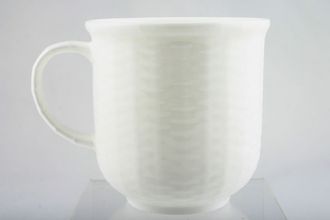 Wedgwood Nantucket Mug All White 3 1/2" x 3 1/2"