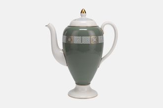 Wedgwood Asia - Sage Green with Gold Coffee Pot 1 3/4pt