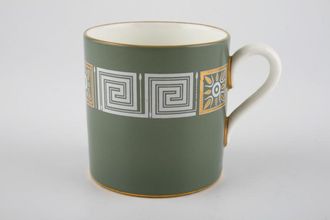 Wedgwood Asia - Sage Green with Gold Coffee/Espresso Can 2 1/4" x 2 1/4"