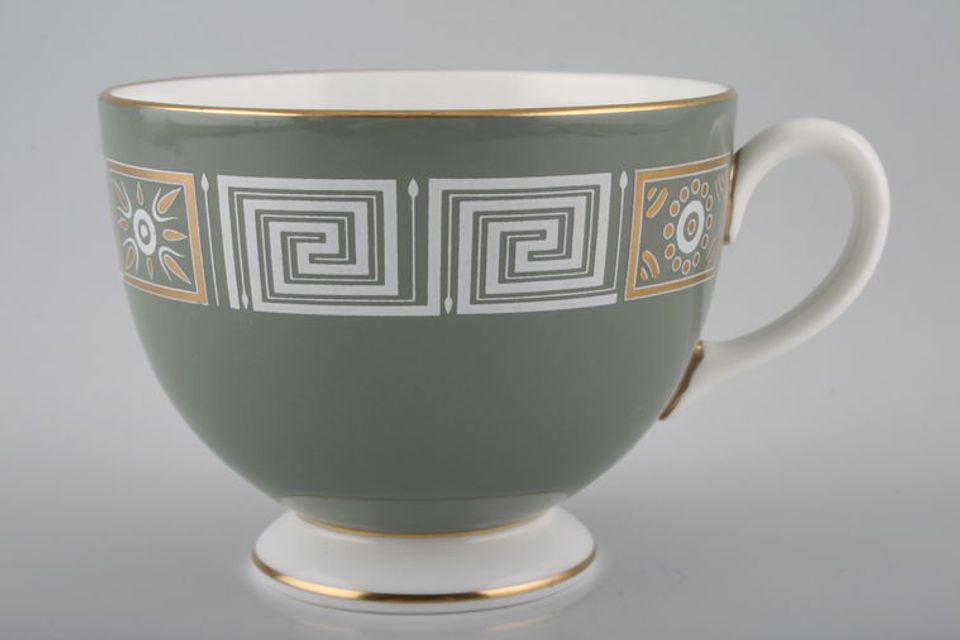 Wedgwood Asia - Sage Green with Gold Teacup Leigh 3 3/8" x 2 5/8"