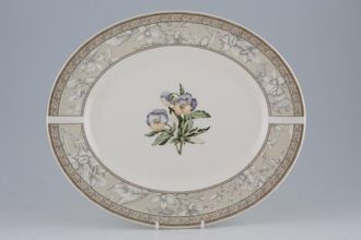 Johnson Brothers Enchanted Garden Oval Platter 12 1/4"
