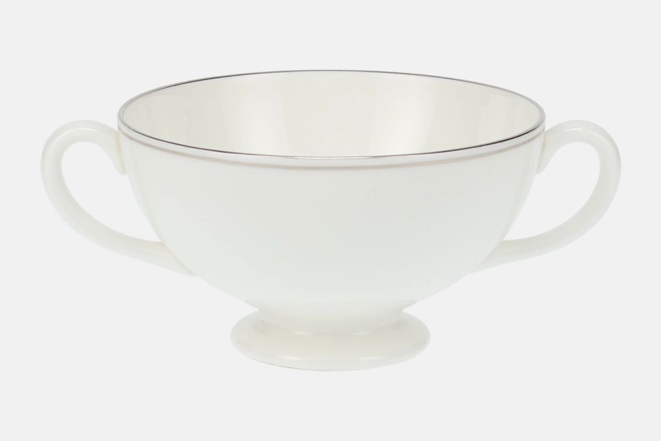Wedgwood Doric - Platinum Soup Cup 2 handles