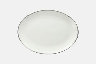 Wedgwood Doric - Platinum Oval Platter 14 1/4"
