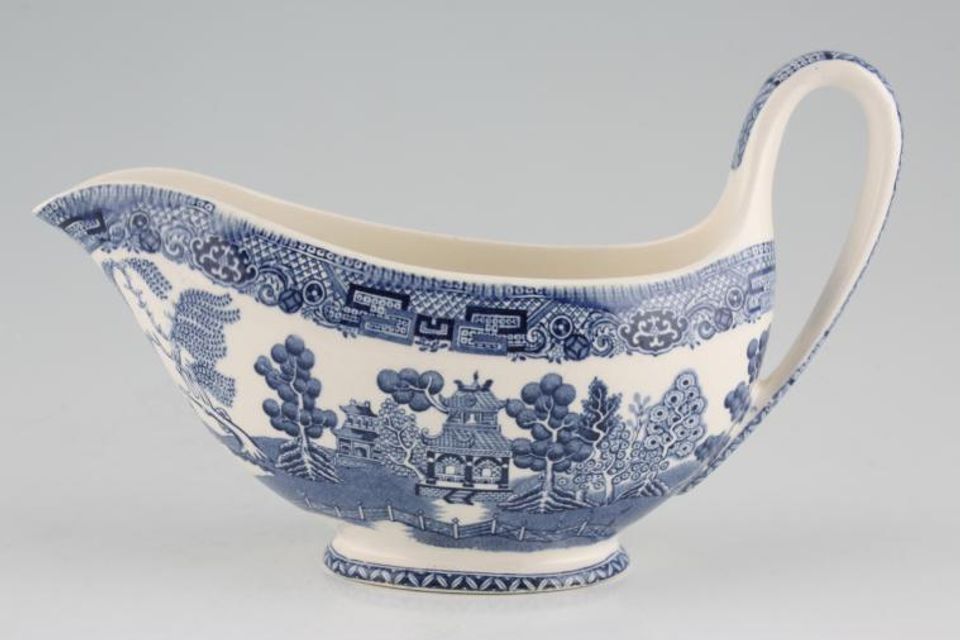 Wedgwood Willow - Blue Sauce Boat