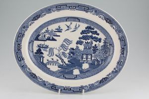 Wedgwood Willow - Blue Oval Platter