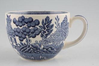 Wedgwood Willow - Blue Teacup Creamier background. Sizes may vary slightly- Bute Shape 3 3/8" x 2 3/8"