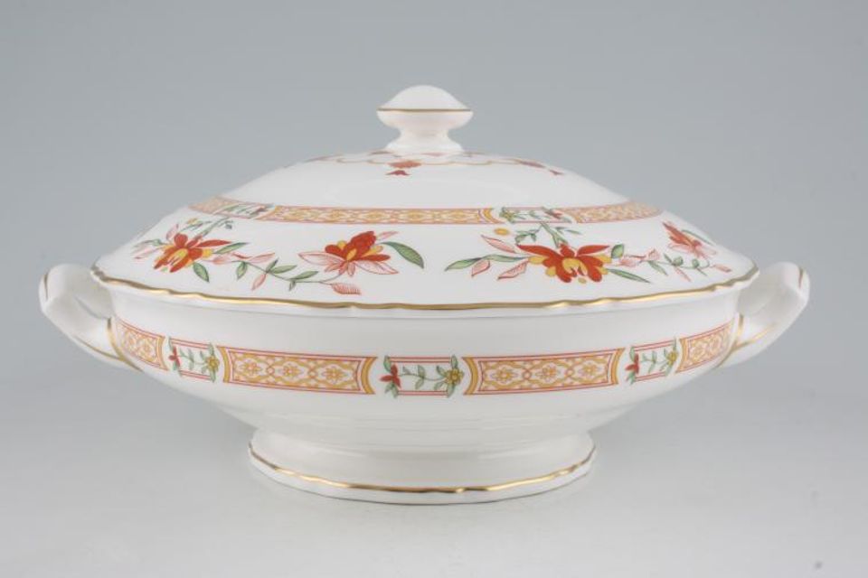 Royal Worcester Chamberlain Vegetable Tureen with Lid