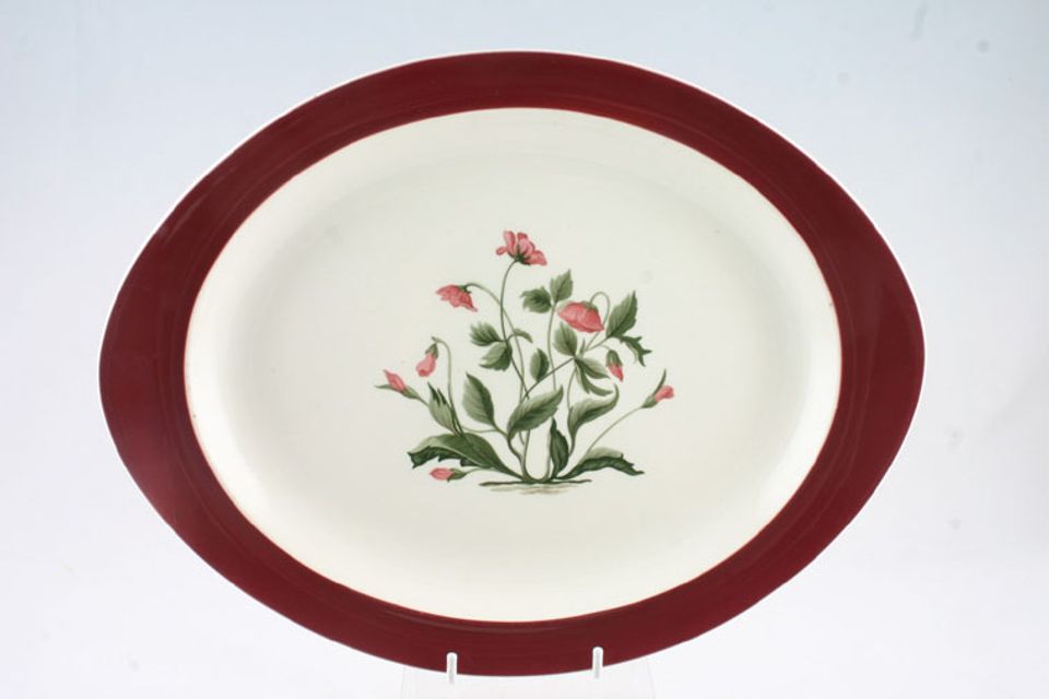 Wedgwood Mayfield - Ruby Oval Platter 12 3/4"