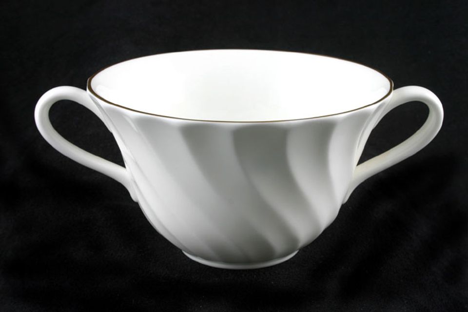 Wedgwood Gold Chelsea Soup Cup 2 Handles