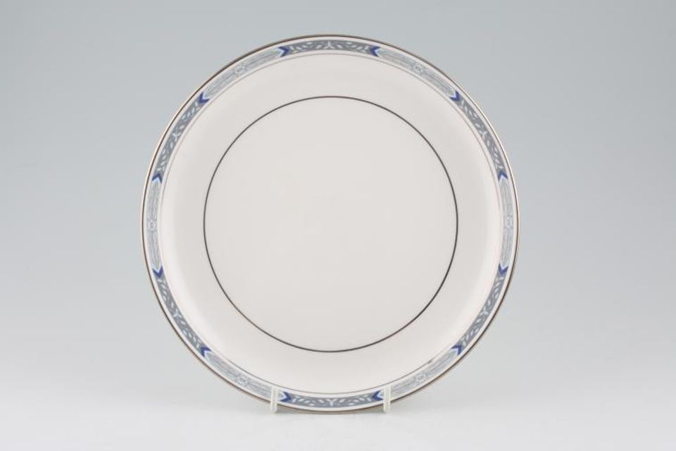 Royal Worcester Beaufort - Blue Cake Plate 9"