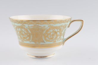 Royal Worcester Embassy - Green and Gold Teacup 3 7/8" x 2 1/2"