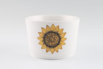 Meakin Sunflower Sugar Bowl - Open (Coffee) 3 1/2"