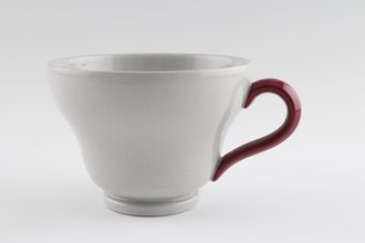 Wedgwood Windsor - Grey + Red Teacup 3 1/2" x 2 1/2"