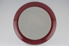 Wedgwood Windsor - Grey + Red Cake Plate round 9 1/4" thumb 1