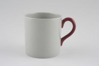 Wedgwood Windsor - Grey + Red Coffee/Espresso Can 2 1/4" x 2 1/4"