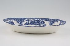 Wedgwood Asiatic Pheasant - Blue - Enoch Wedgwood Serving Dish Can be used a s sauce boat stand 8" thumb 2