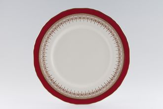 Royal Worcester Regency - Ruby - Cream Dinner Plate 11"