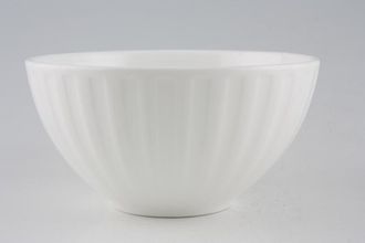 Wedgwood Night And Day Bowl White Fluted 5 3/4"
