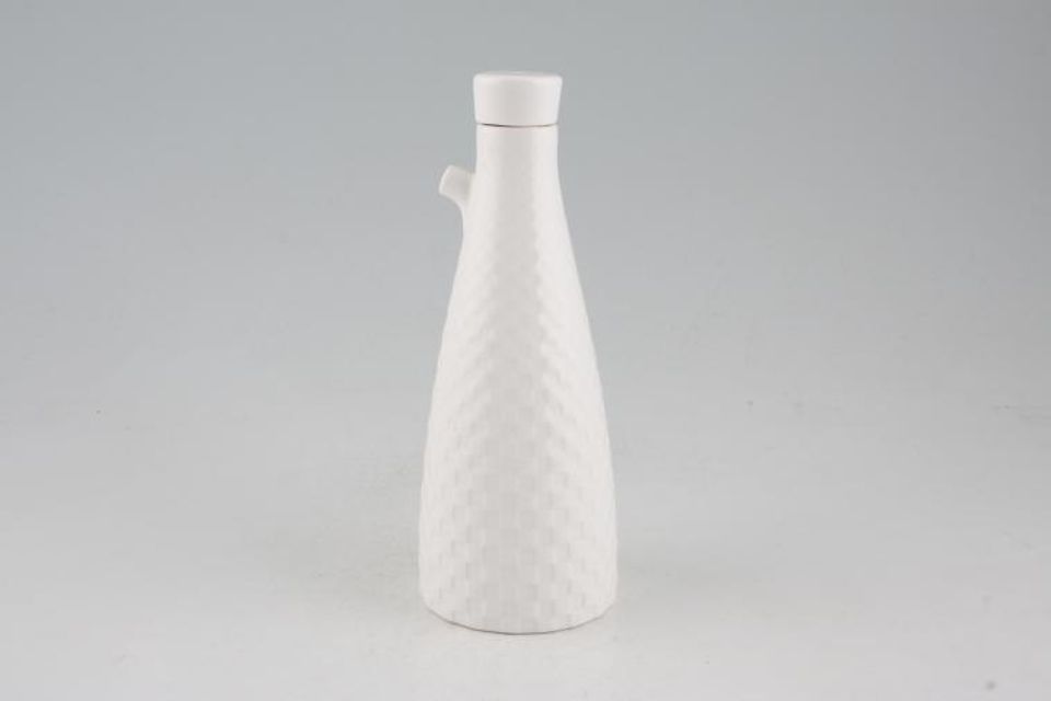 Wedgwood Night And Day Vinegar Bottle + Stopper Checkerboard
