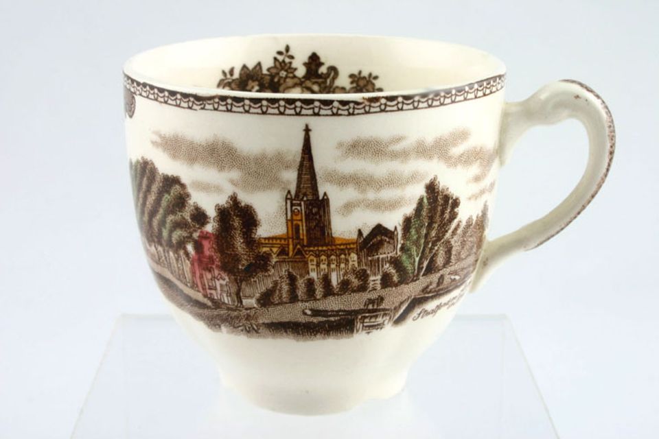 Johnson Brothers Old Britain Castles - Brown Teacup 3 1/8" x 3"