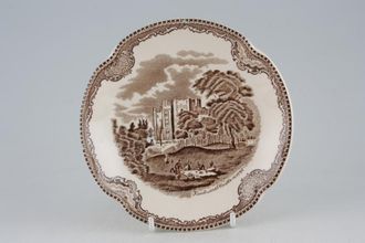 Johnson Brothers Old Britain Castles - Brown Tea Saucer Non Coloured pattern 5 5/8"