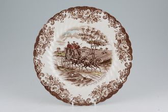 Johnson Brothers Coaching Scenes - Brown Dinner Plate Hunting Country 9 3/4"