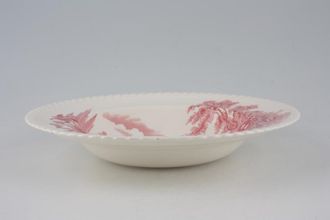 Johnson Brothers Castle on the Lake - Pink Rimmed Bowl 8"