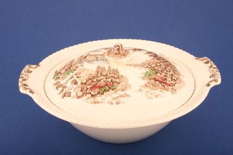 Johnson Brothers Castle on the Lake - Brown Vegetable Tureen with Lid
