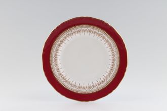 Royal Worcester Regency - Ruby - White Tea / Side Plate Gold Edge 7 1/4"