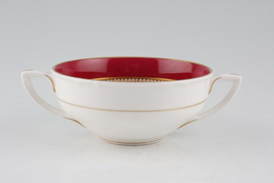 Royal Worcester Regency - Ruby - White Soup Cup 4 1/4"