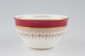 Royal Worcester Regency - Ruby - White Sugar Bowl - Open (Tea) 3 7/8"