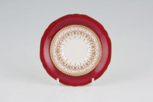 Royal Worcester Regency - Ruby - White Coffee Saucer