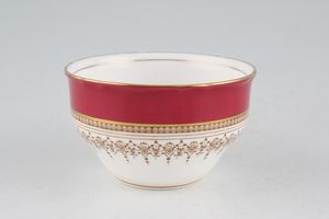 Royal Worcester Regency - Ruby - White Sugar Bowl - Open (Coffee)