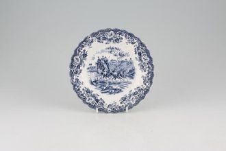 Johnson Brothers Coaching Scenes - Blue Tea / Side Plate 6 1/4"