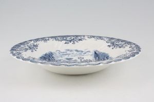 Johnson Brothers Coaching Scenes - Blue Rimmed Bowl