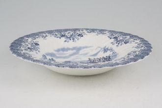 Sell Johnson Brothers Coaching Scenes - Blue Rimmed Bowl Leaving the Village 8 3/4"