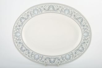 Wedgwood Dolphins White Oval Platter 17 1/4"