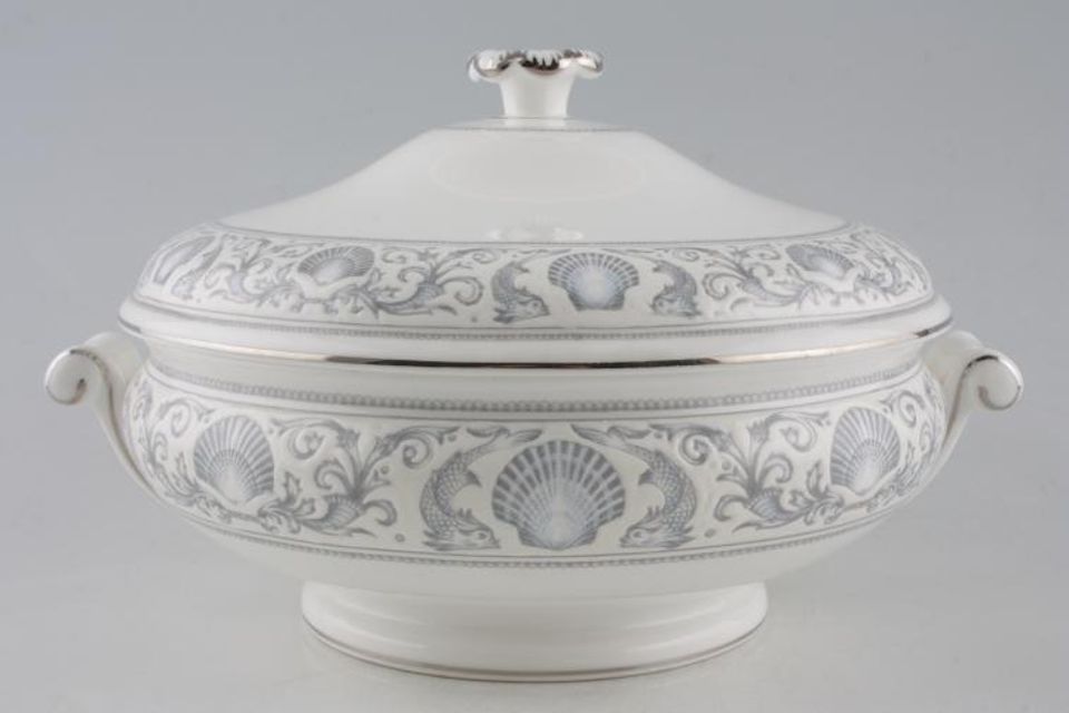 Wedgwood Dolphins White Vegetable Tureen with Lid