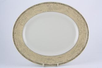 Johnson Brothers Acanthus - Cream Oval Platter 12 1/4"