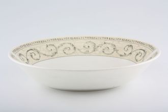 Johnson Brothers Acanthus - Cream Vegetable Dish (Open) oval 9"