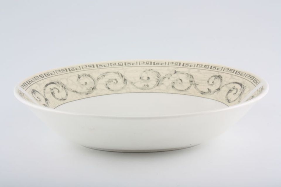 Johnson Brothers Acanthus - Cream Vegetable Dish (Open) oval 9"