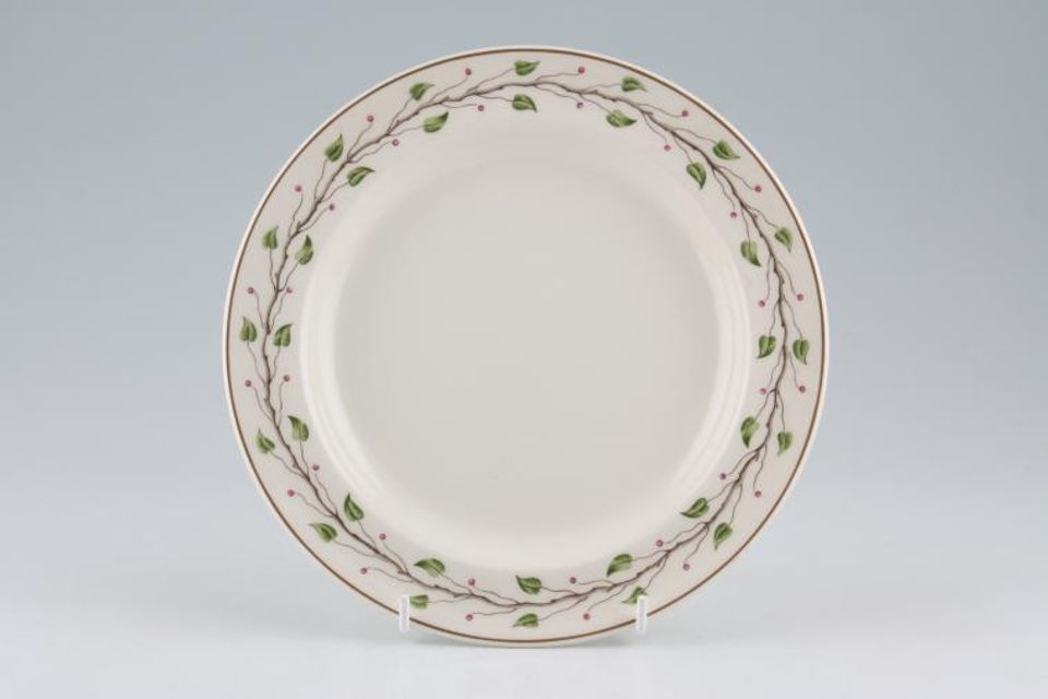 Wedgwood Green Leaf - Queensware - Modern Salad/Dessert Plate 7 7/8"