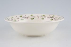 Wedgwood Green Leaf - Queensware - Modern Soup / Cereal Bowl